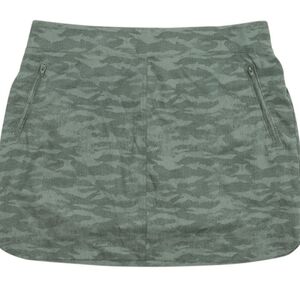 Orvis Olive Green Camo Skort size Large UPF 50+ Pickleball Tennis Golf